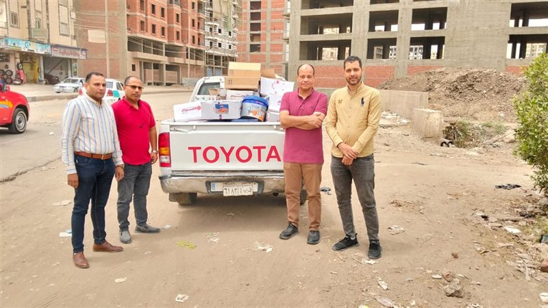 بعض المضبوطات خلال حملات تموين بالفيوم