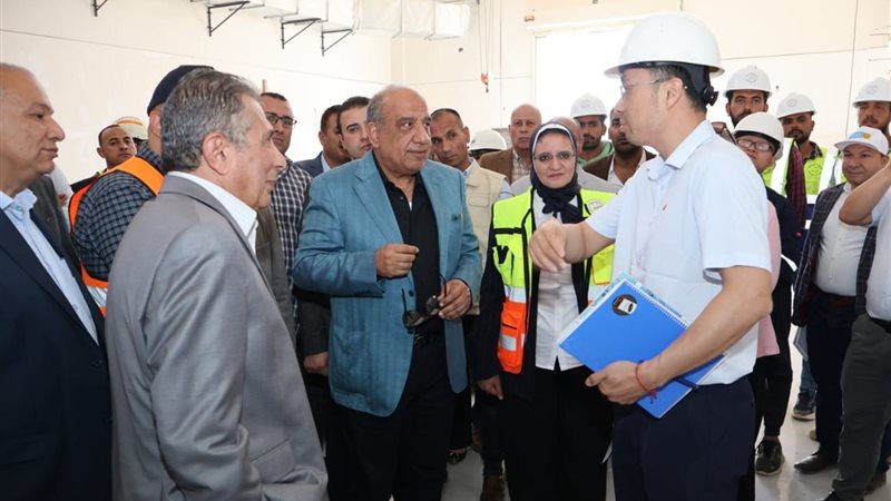 وزير الكهرباء يوجه يتفقد تنفيذ أبراج مشروع الدلتا الجديدة