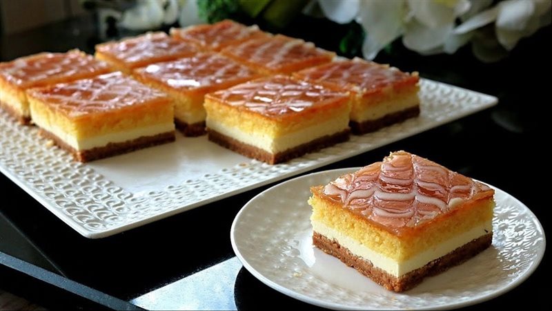 طريقة تحضير تشيز كيك البسبوسة 