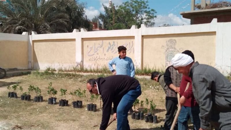 مبادرة تشجير مدارس محافظة الإسماعيلية 