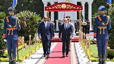 السيسى والبرهان يؤكدان ضرورة توفير الدعم للسودانيين المقيمين بمناطق الحرب