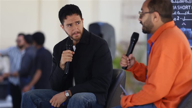 أحمد مالك خلال جلسة “ماستر كلاس”