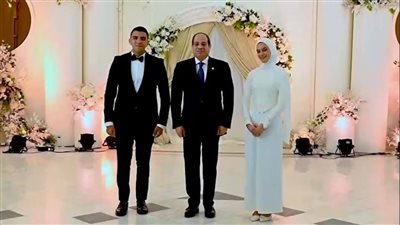 محافظ الغربية يهنئ ابنة الشهيد مالك مهران بزفافها (صور)