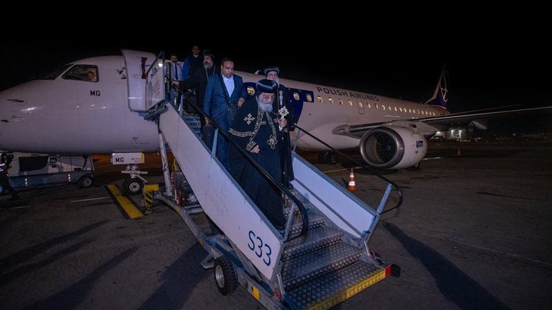 البابا تواضروس الثاني يصل رومانيا
