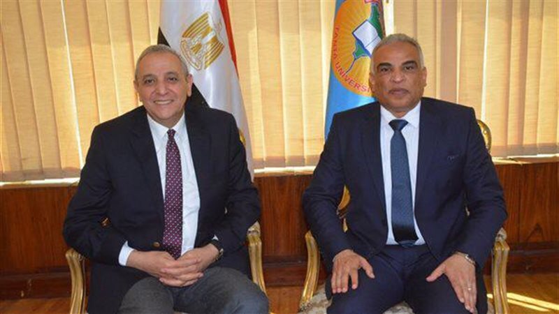 محافظ الغربية و رئيس جامعة طنطا
