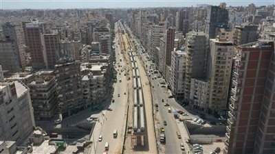 النقل تنشر أحدث تصوير جوي لمشروع المرحلة الأولى من مترو الإسكندرية