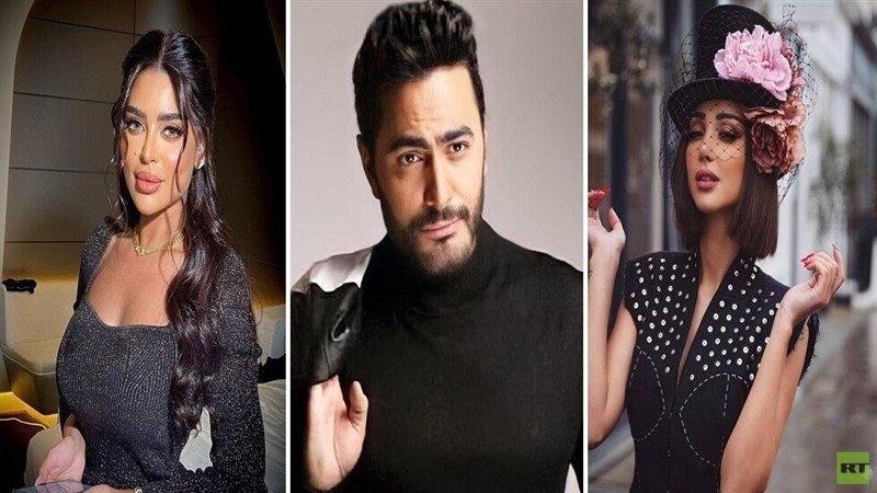 بسمة بوسيل وتامر حسني وجليلة المغربية