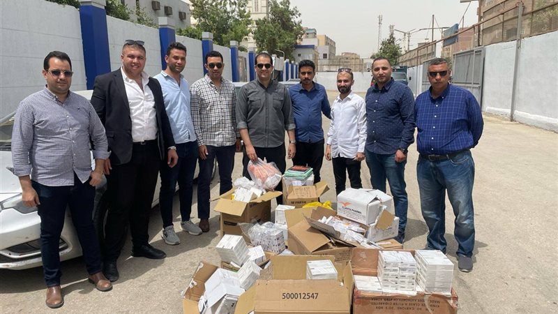 الحملة اثناء ضبط المراكز المخالفة
