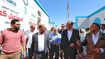 وزير البترول يفتتح مشروع تطوير قرية بأسوان ضمن مبادرات القطاع المجتمعية