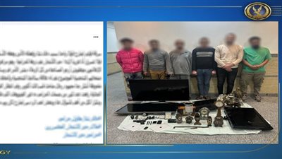 القبض على لص سرقة محتويات فيلا في منطقة قسم شرطة أكتوبر 