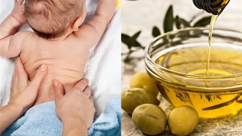  تدليك الأطفال بزيت الزيتون