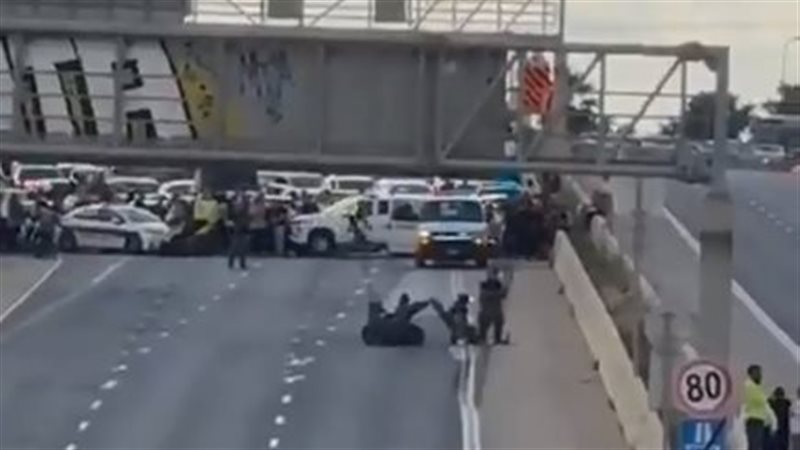 مشاهد من العثور على قنبلة في تل أبيب