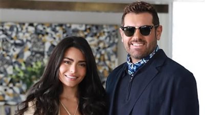 عمرو يوسف وأسماء جلال من كواليس أول يوم تصوير لـ فيلم «السلم والثعبان 2»