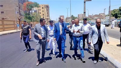 محافظ سوهاج يتفقد أعمال الرصف والتطوير بمدينة المراغة