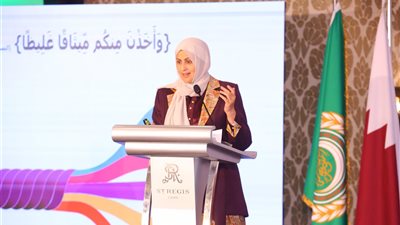 وزيرة التضامن تشهد افتتاح فعاليات منتدى السياسات الإقليمي العربي 