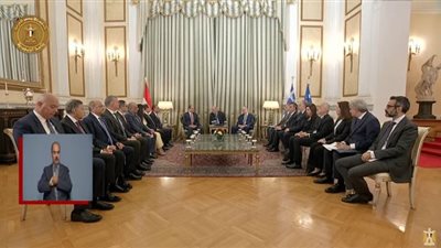 الرئيس السيسي يلتقي نظيره اليوناني بقصر الرئاسة بأثينا