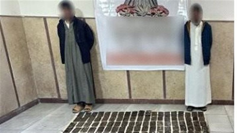 المتهمين والمضبوطات 