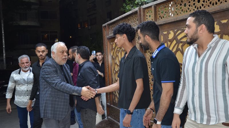 عزاء حماة المنتج محمد السبكي