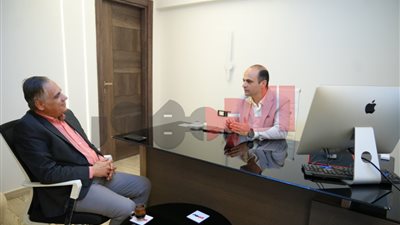 محمد صبري رئيس تحرير موقع الجمهور يستقبل الرئيس التنفيذي للكنيسة الإنجيلية (صور)