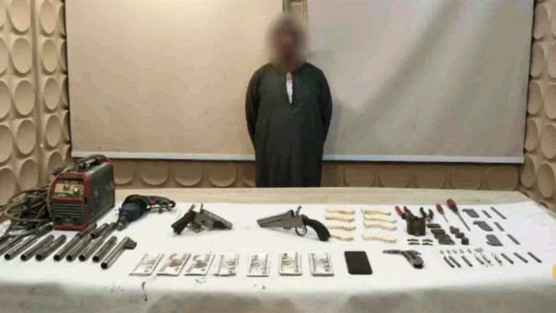المتهمعقب ضبطه