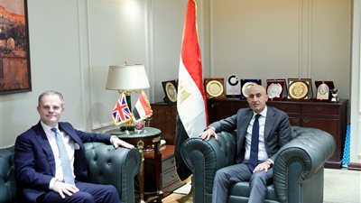 وزير التعليم يستقبل السفير البريطاني لبحث تعزيز آفاق التعاون المشترك