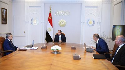 الرئيس السيسي يبحث مع «ربيع» مشروعات تطوير المجرى الملاحي بقناة السويس