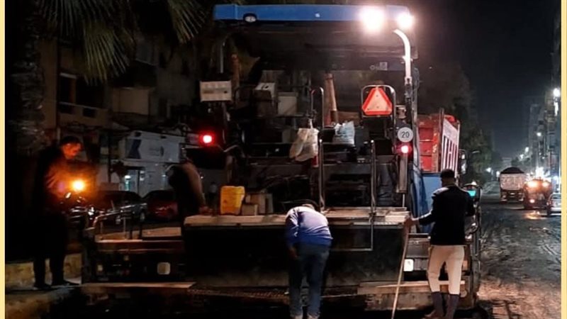 رصف الطرق بالاسكندرية