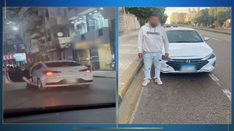 المتهم والسيارة المضبوطة 