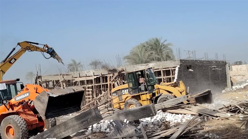 إزالة المخالفات بالمنيا