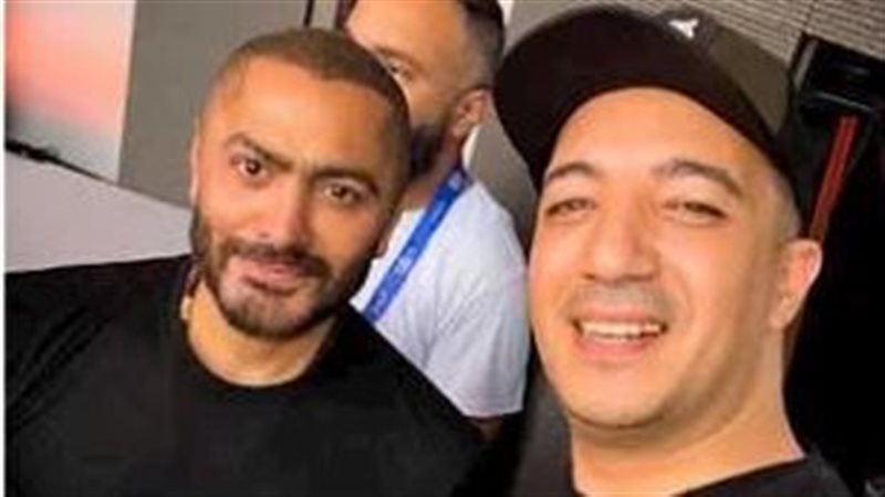 الشاعر محمود سليم وتامر حسني