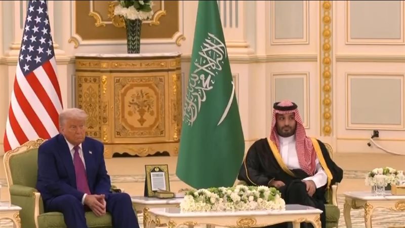 ترامب وولى العهد السعودي 