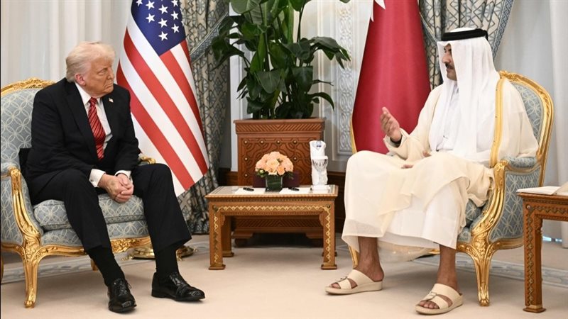 خلال زيارة ترامب إلى قطر