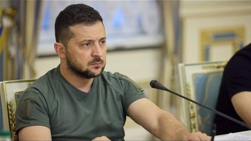 الرئيس الأوكراني فولوديمير زيلينسكي 