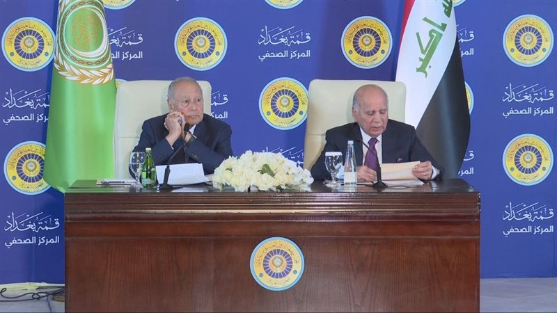 وزير الخارجية العراقي والأمين العام لجماعة الدول العربية 