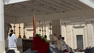 وفد من  الكنيسة الأرثوذكسية يحضر تنصيب بابا الفاتيكان لاون الرابع عشر
