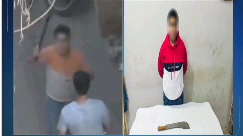 المتهم عقب ضبطه 