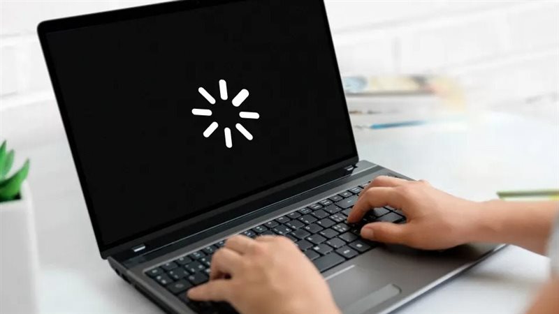 توقف شاشة اللابتوب