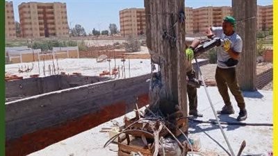 إزالة 11 حالة تعدٍّ على الأراضي الزراعية بمدينة التل الكبير في الإسماعيلية 