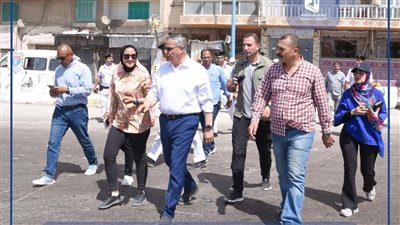 محافظ الإسكندرية يتفقد أحياء بنطاق منتزه أول وشرق بامتداد طريق الكورنيش