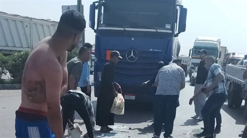 جانب من الحادث 