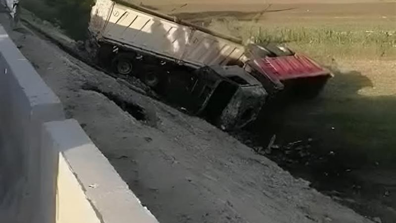 جانب من الحادث 