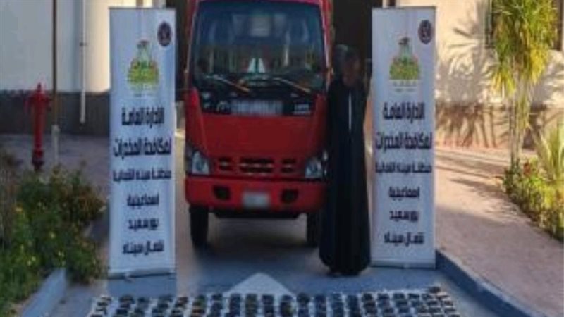 جانب من المضبوطات 