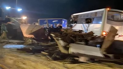 إصابة 22 عاملا في انقلاب أتوبيس عمال مصنع بمدينة السادات بالمنوفية