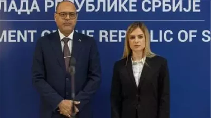 الوزير جبران يلتقي نظيرته الصربية 