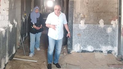 أعمال إنشاء مبنى العيادات الجديد بعيادة الغردقة الشاملة