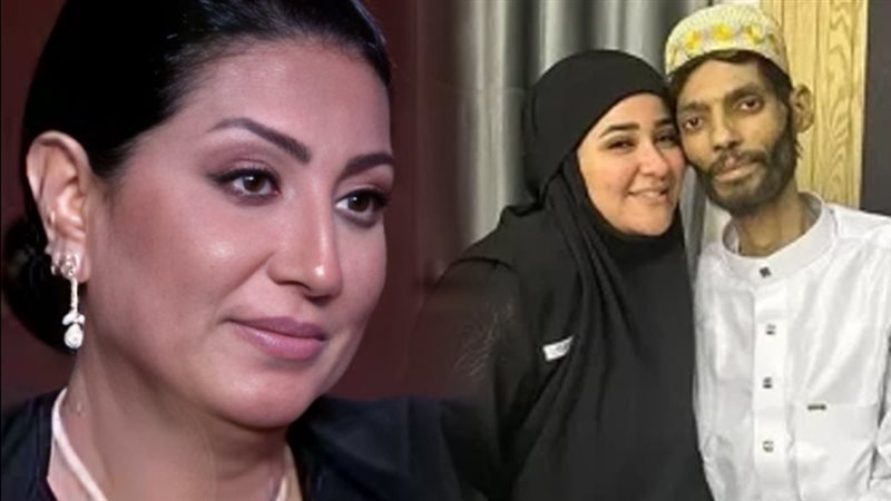 إبراهيم شيكا وزوجته ووفاء عامر