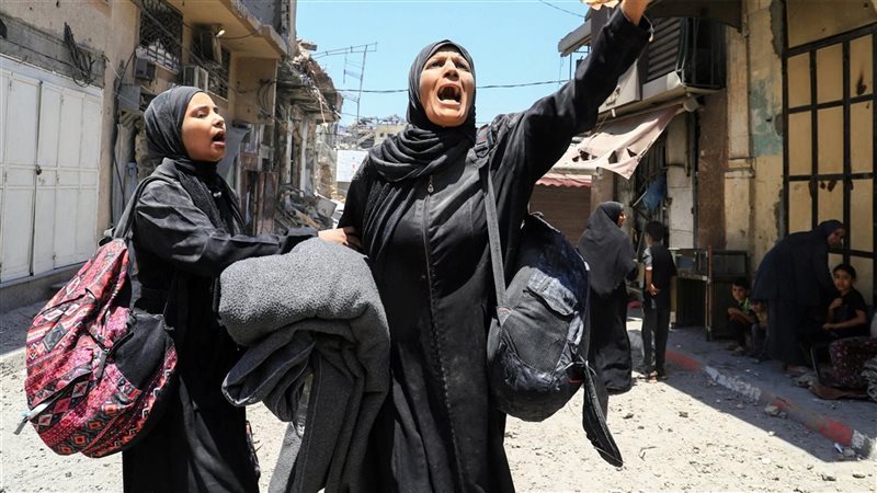 إطلاق النار على المدنيين في غزة