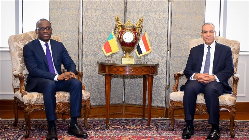 وزراء خارجية مصر وبنين