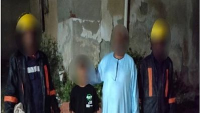 العناية الإلهية تنقذ طفل من الموت فى بالوعة صرف بالبحر الأحمر 