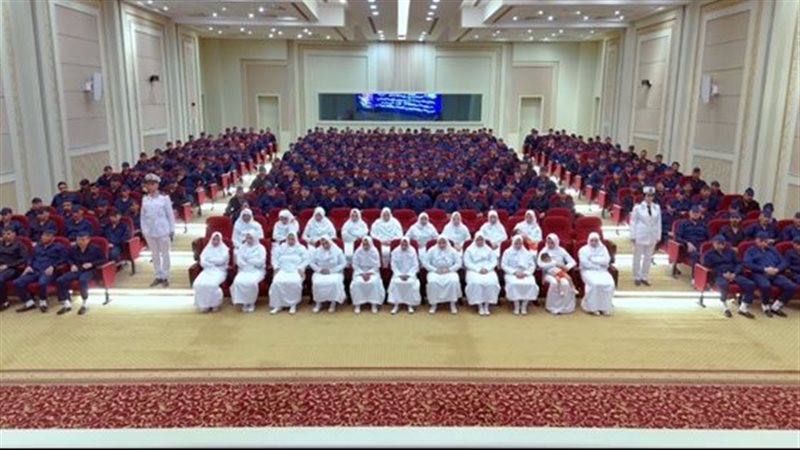النزلاء المفرج عنهم أثناء الحفل